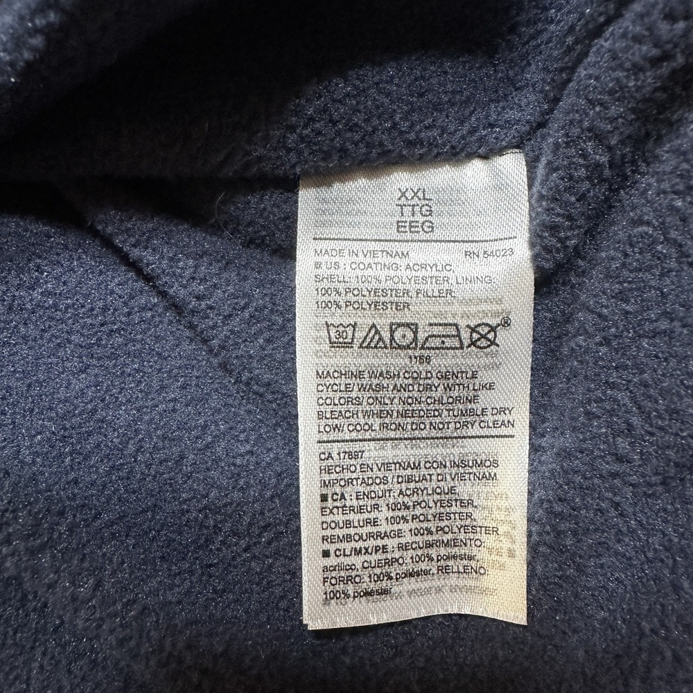 Old Navy Puffer Vest Womens XXL Blue Sleeveless Zip Front Quilted - Picture 5 of 9
